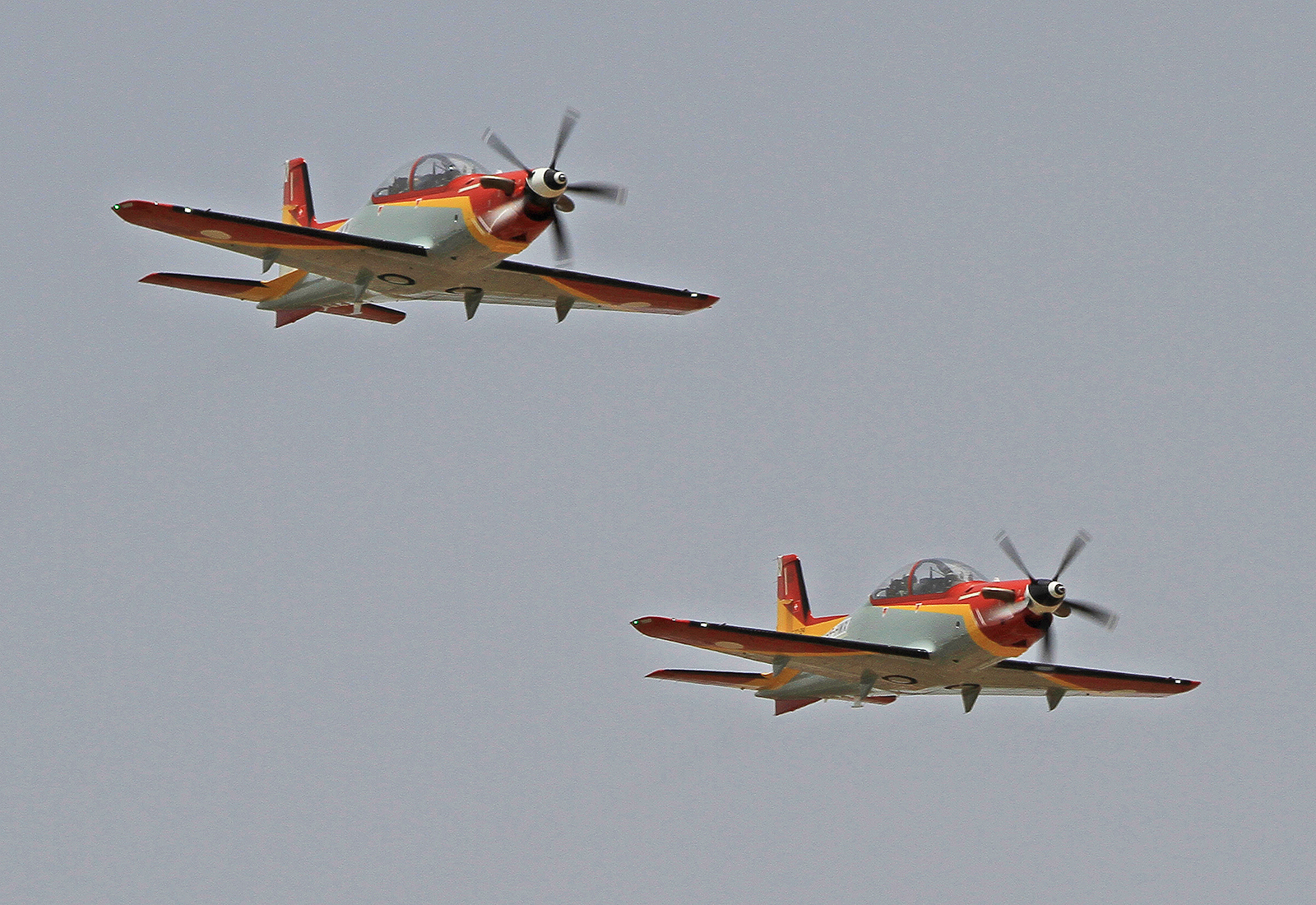 Spanish Air Force (Ejército del Aire) received  it's  last  two  Pilatus PC-21  turboprop  trainers.